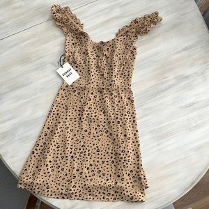 Aritzia Flirt Ruffle Dress